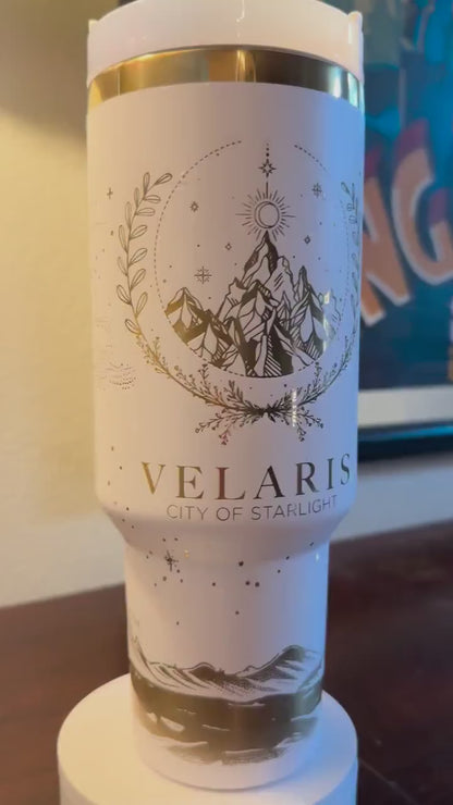 Velaris City of Starlight Engraved Tumbler ACOTAR Maasverse Tumbler