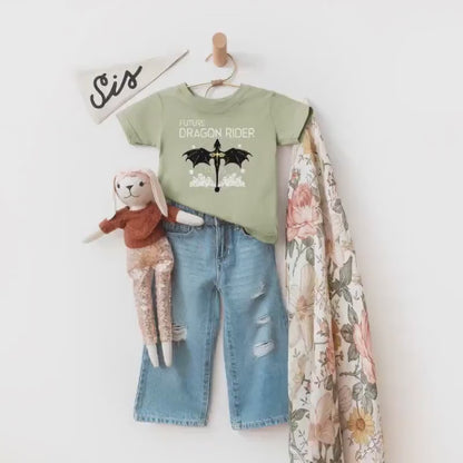 Future Dragon Rider Toddler Tee, Fantasy Book Fourth Wing Inspired (2T-5/6)