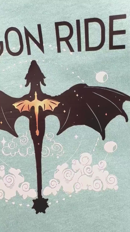 Dragon Rider Baby Onesie, Fantasy Baby Shower Gift, Book Lover Infant Outfit, Cute Dragon Baby Clothes, Nerdy Baby Gift