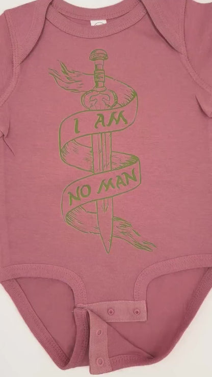 Eowyn I am No Man Bodysuit Nerdy Baby Bodysuit Baby Shower Bodysuit Infant Clothing LOTR Baby Clothing