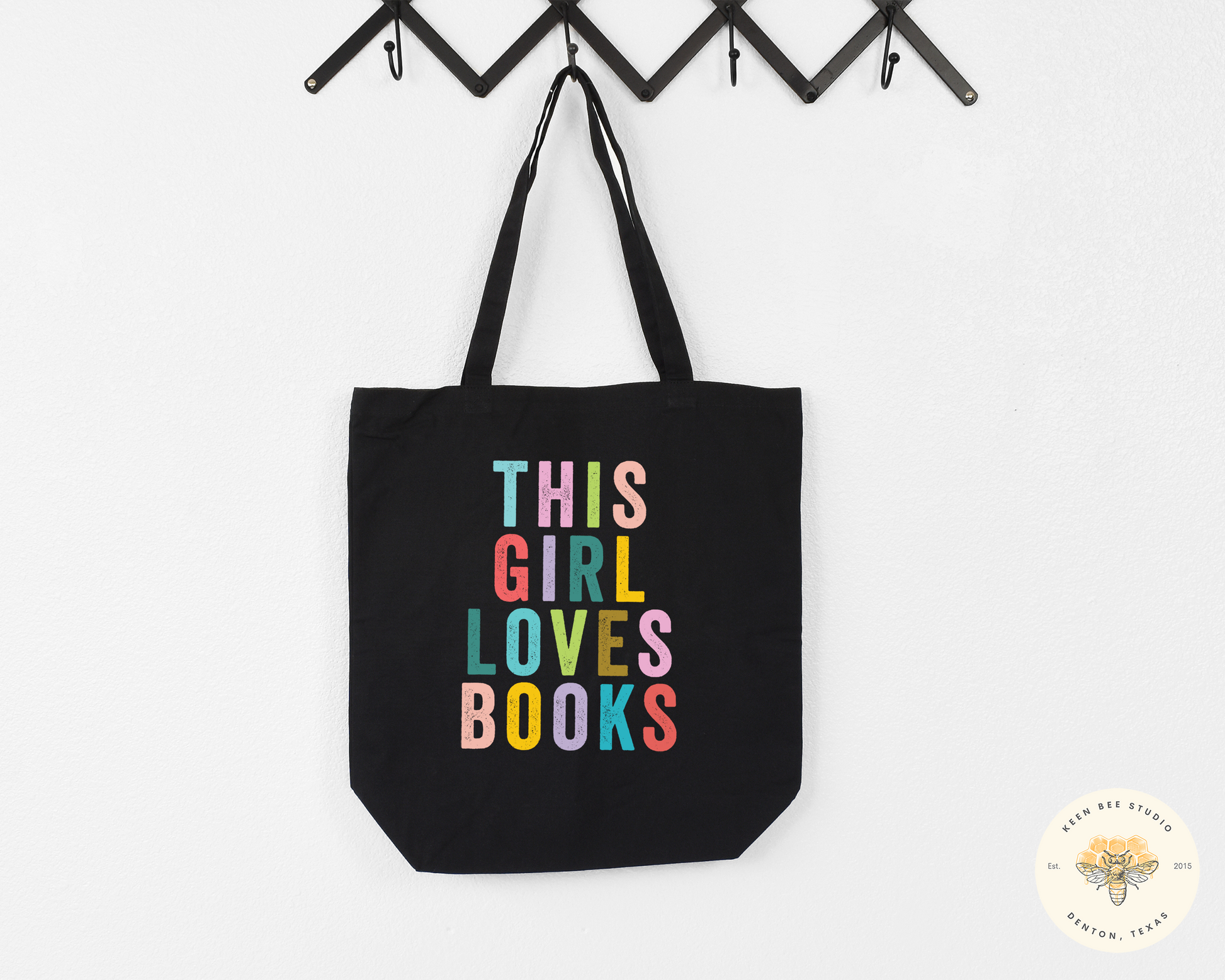 Librarian Books Tote Bag - This Girl Loves Book s Black