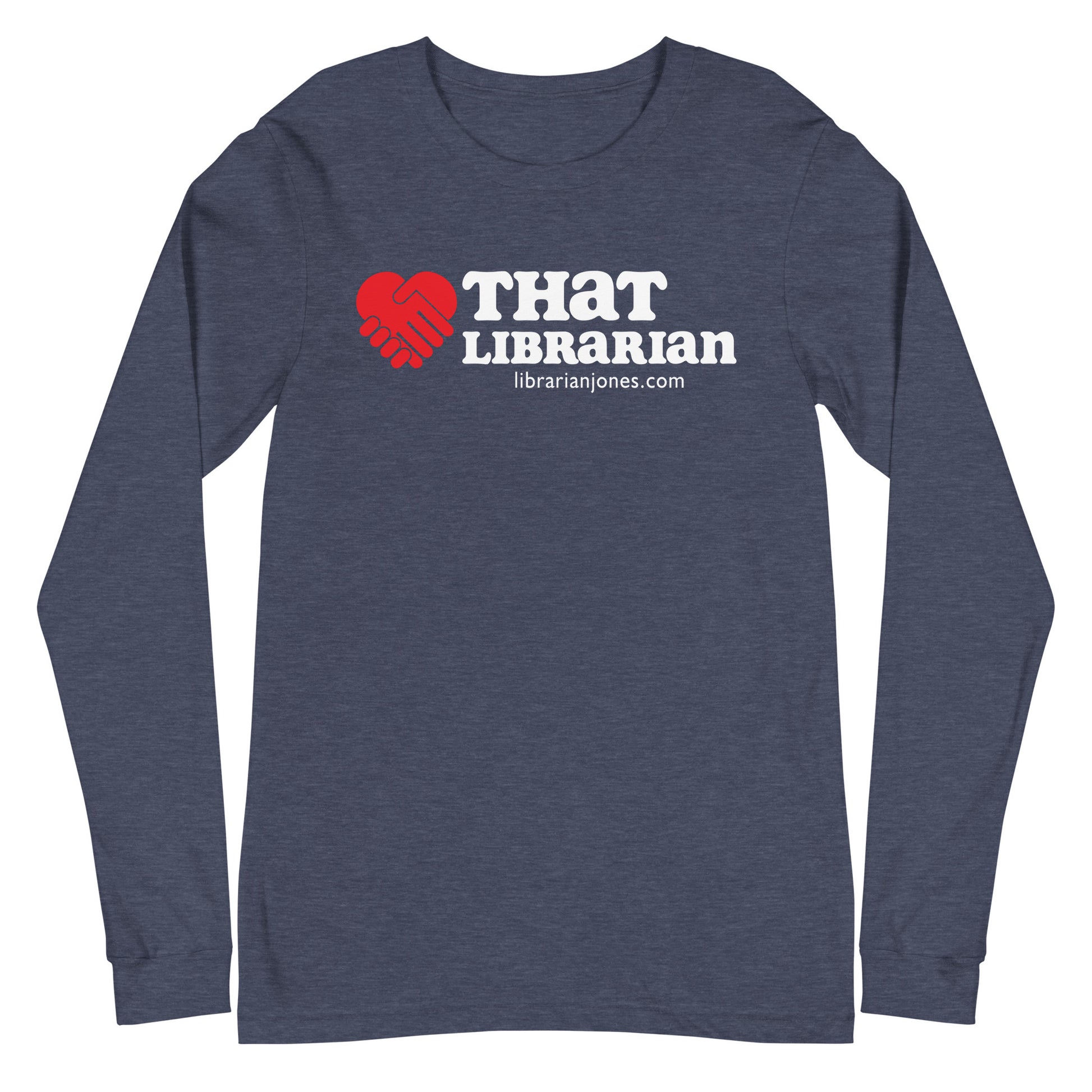 That Librarian Long Sleeve T-shirt - Heather Navy