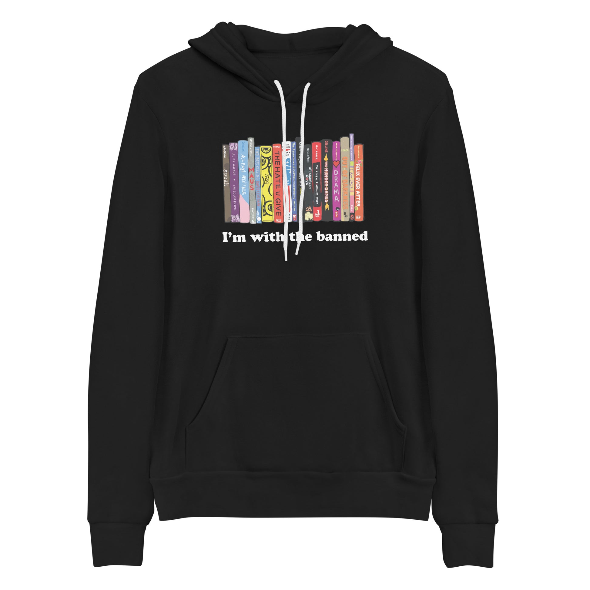 I'm With the Banned Books Librarian Sweatshirt - Black