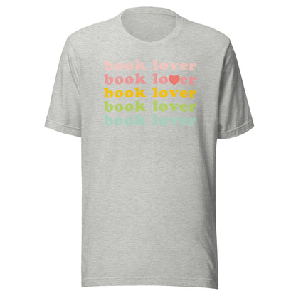 Book Lover Retro Librarian Short Sleeve T-shirt