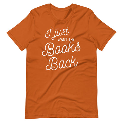 I Just Want the Books Back Short Sleeve T-shirt