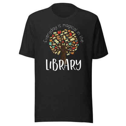 Everyday is Magical in the Library Short Sleeve T-shirt