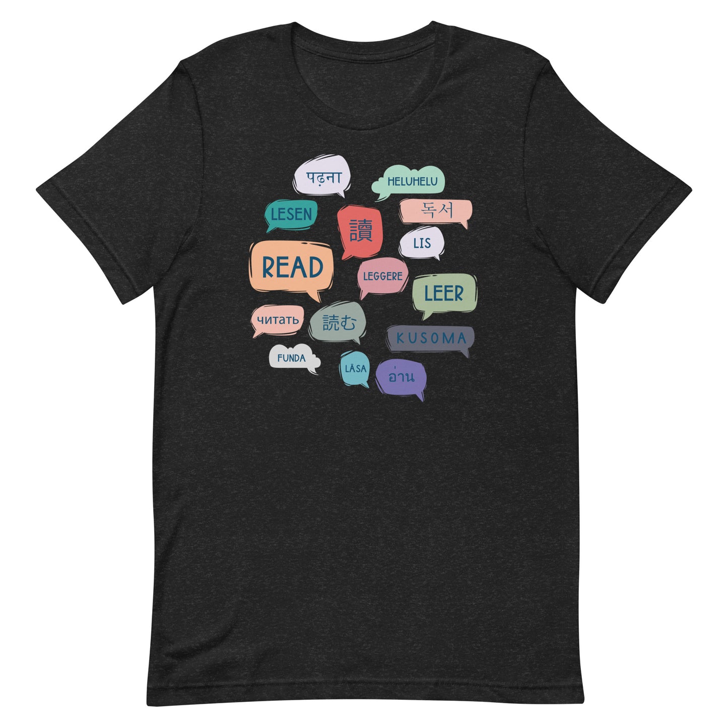 Black Read Languages Librarian T-shirt