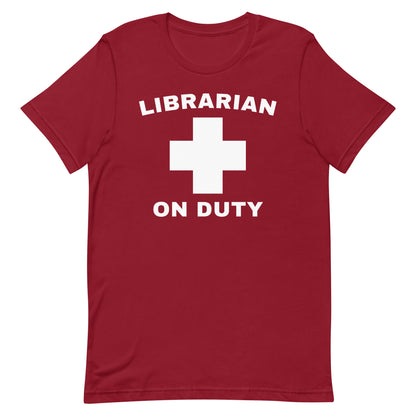 Librarian on Duty Short Sleeve T-shirt