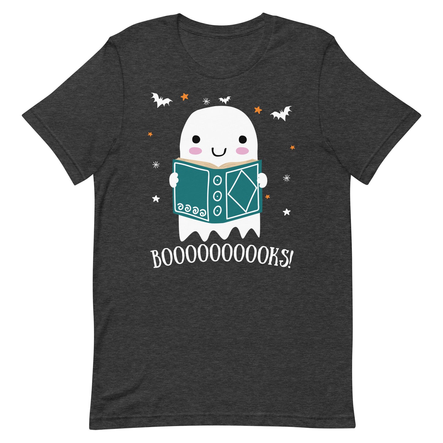 Halloween Librarian Tshirt - Cute Spooky Ghost Graphic Tee