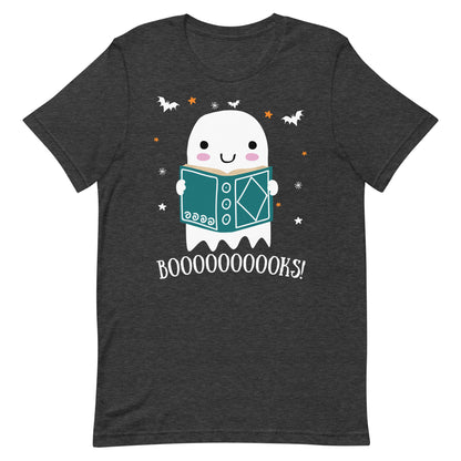 Halloween Librarian Tshirt - Cute Spooky Ghost Graphic Tee