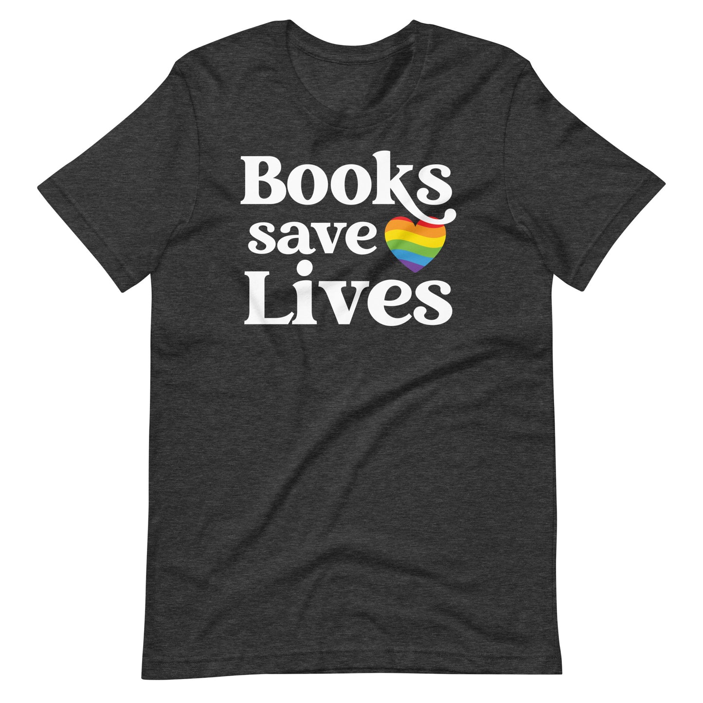 Books Save Lives Unisex t-shirt