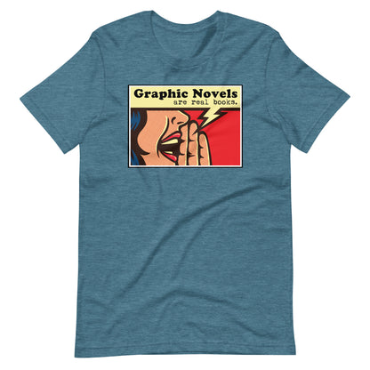 Graphic Novels are Real Books Short Sleeve T-shirt