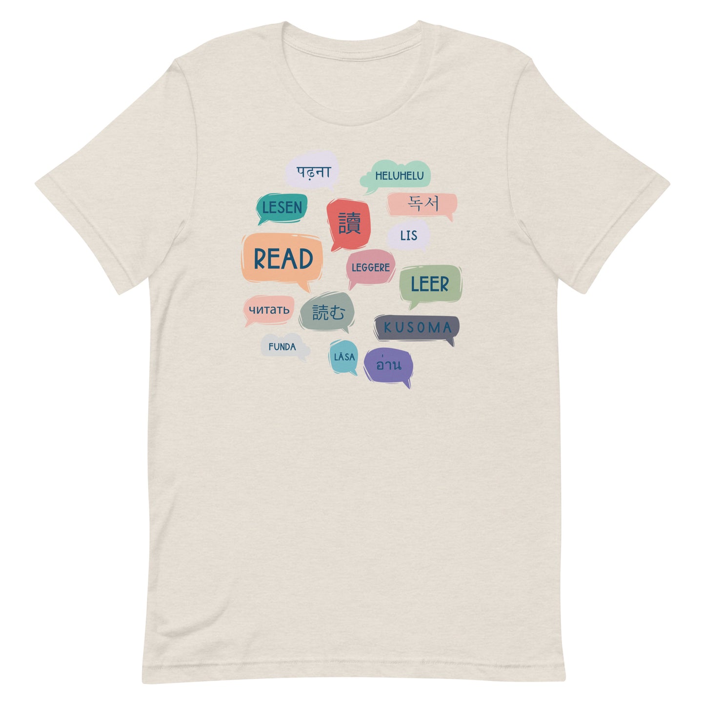 Heather Dust Read Languages Librarian T-shirt