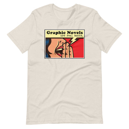 Graphic Novels are Real Books Short Sleeve T-shirt