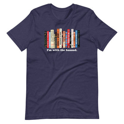 I'm With the Banned Librarian Short Sleeve T-shirt