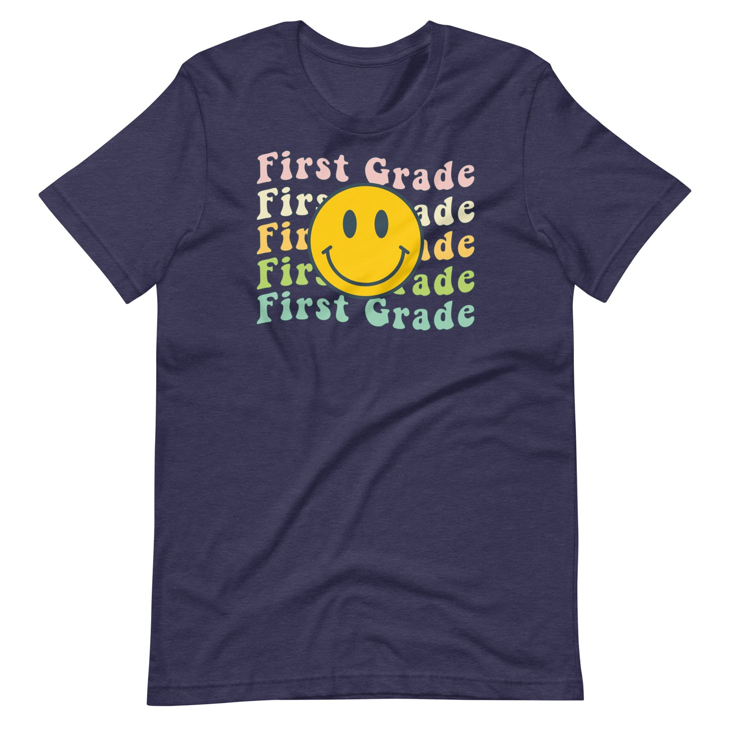 Groovy First Grade Teacher Unisex t-shirt