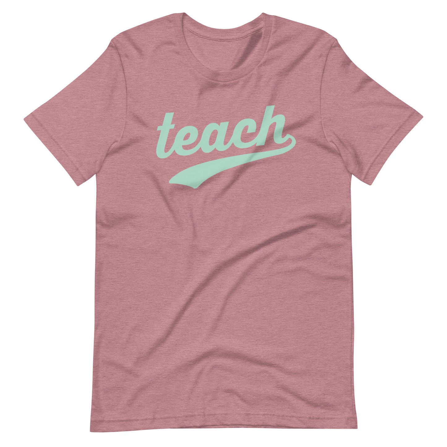 Retro Swoosh Teach Short Sleeve Teacher T-shirt