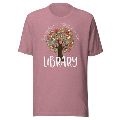 Everyday is Magical in the Library Short Sleeve T-shirt