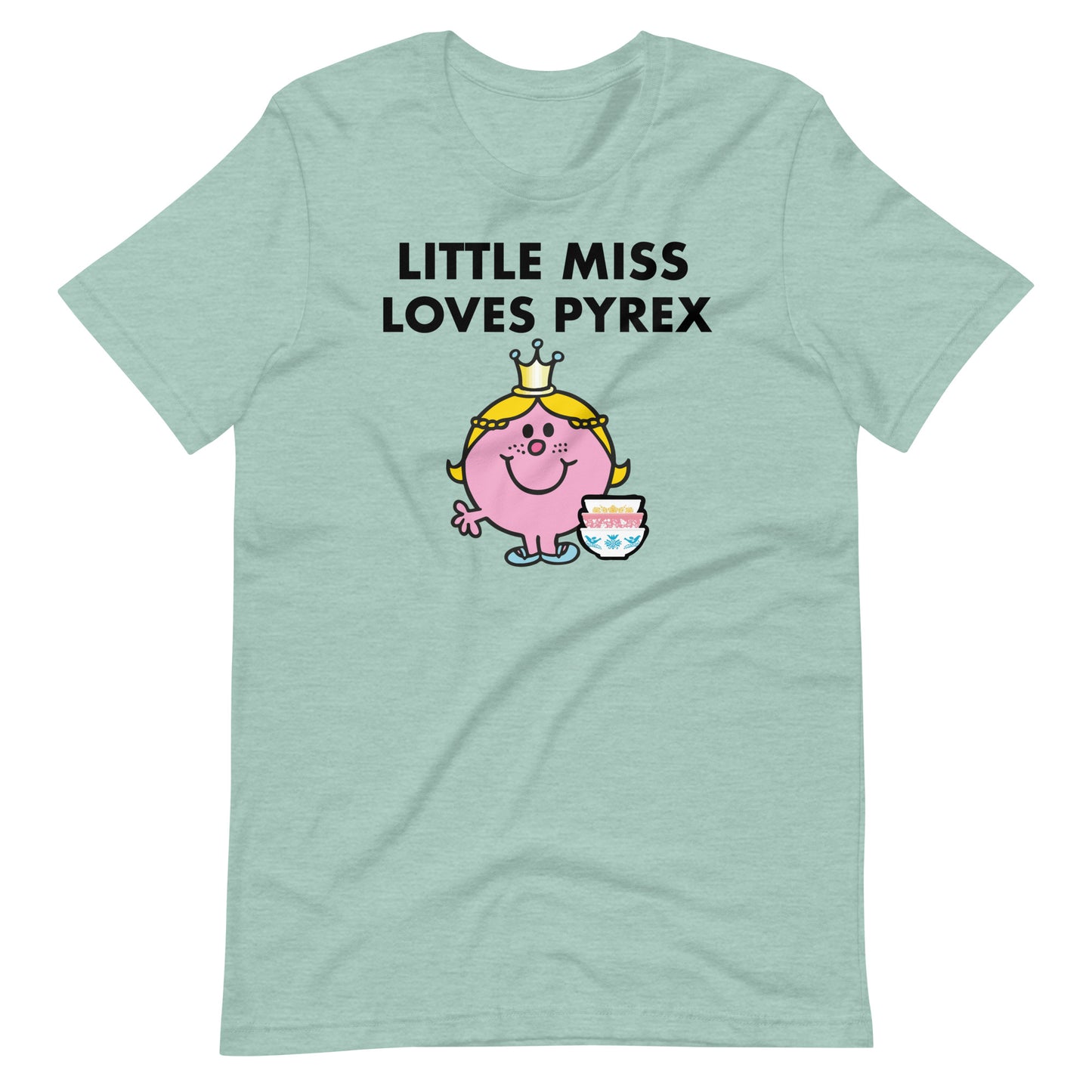 Little Miss Loves Pyrex Short Sleeve T-shirt