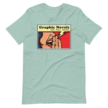 Graphic Novels are Real Books Short Sleeve T-shirt