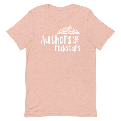 Librarian Tshirt - Author's Are My Rockstars Comfy Tee