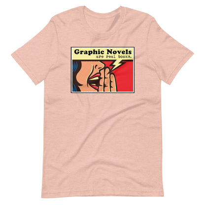 Graphic Novels are Real Books Short Sleeve T-shirt