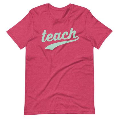 Retro Swoosh Teach Short Sleeve Teacher T-shirt