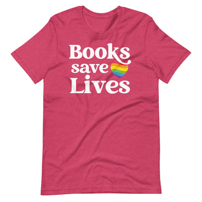 Books Save Lives Unisex t-shirt
