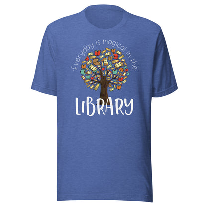 Everyday is Magical in the Library Short Sleeve T-shirt