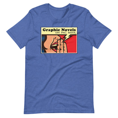 Graphic Novels are Real Books Short Sleeve T-shirt