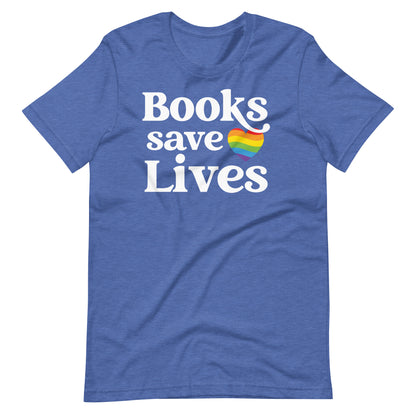 Books Save Lives Unisex t-shirt