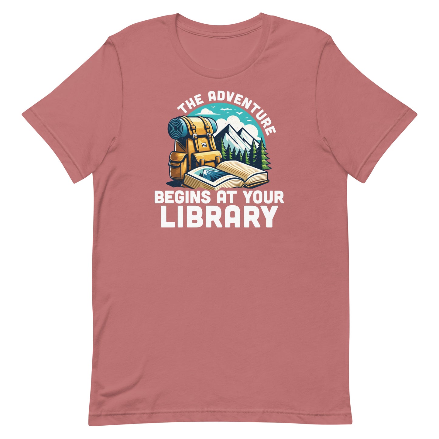 Adventure begins at Your Library Librarian Tshirt