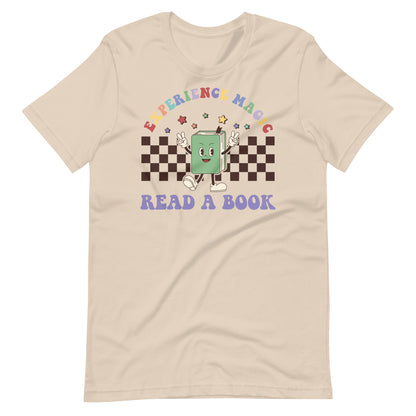 Experience Magic Read a Book Short Sleeve T-shirt