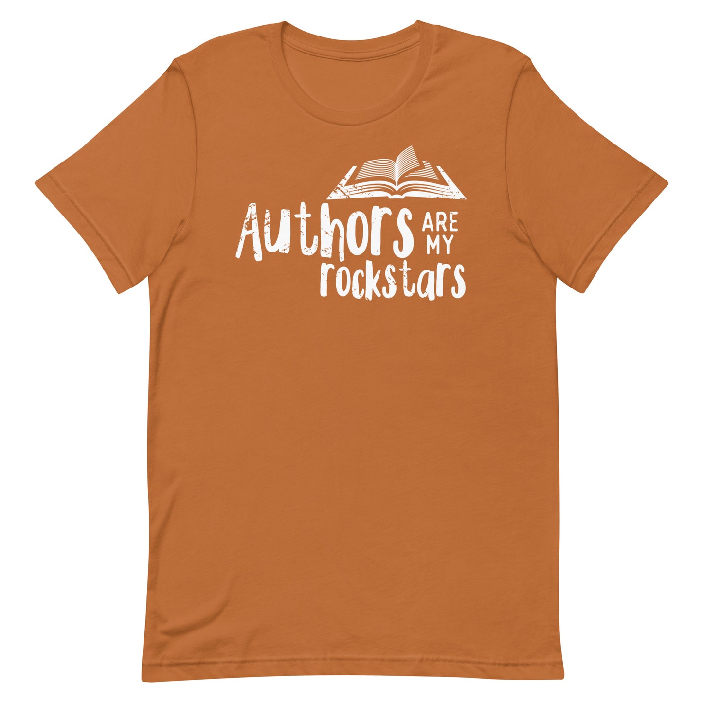 Librarian Tshirt - Author's Are My Rockstars Comfy Tee