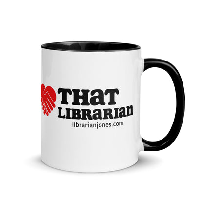 That Librarian Mug with Color Inside