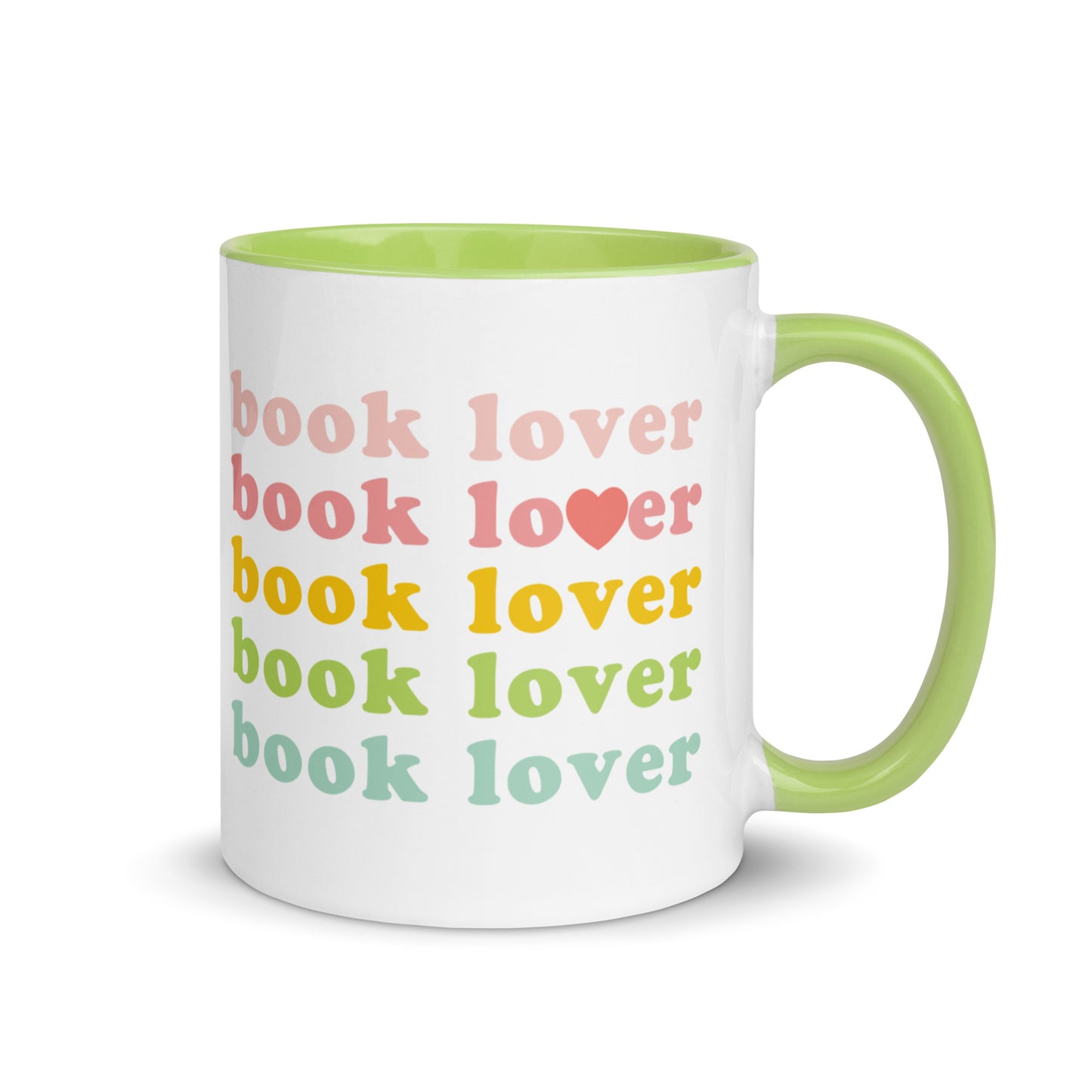 Book Lover Mug with Color Inside
