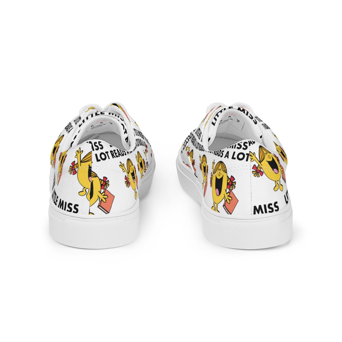 Little Miss Reads A lot Women’s lace-up canvas shoes