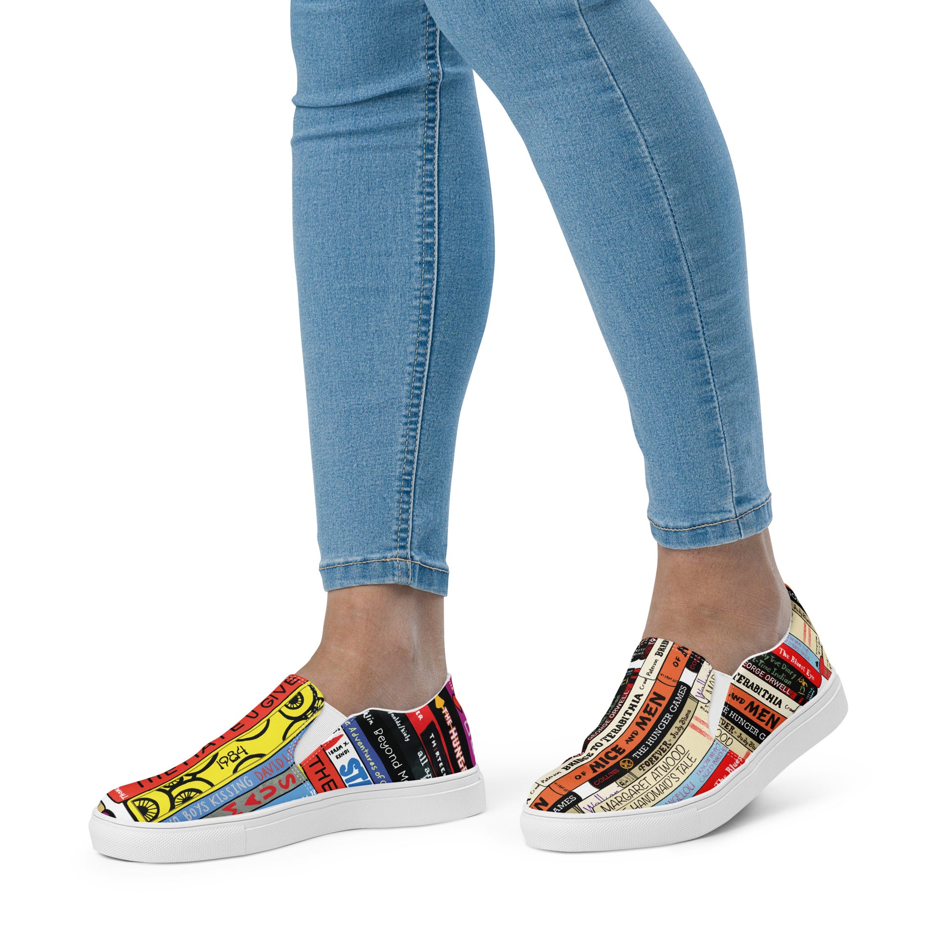 Banned Books Women's Slip-On Canvas Shoes