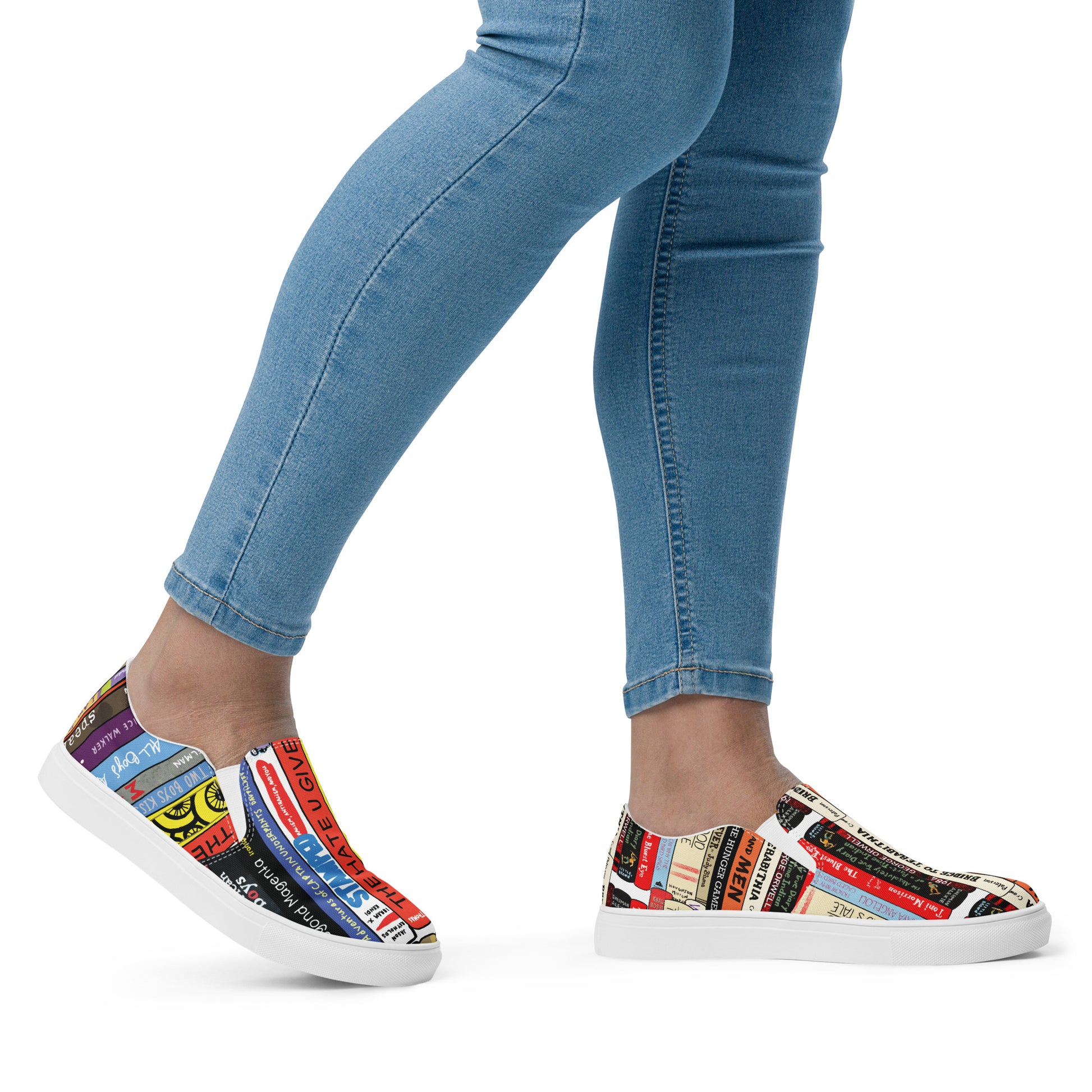 Banned Books Women's Slip-On Canvas Shoes