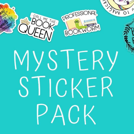 Librarian Mystery Sticker Pack of 5