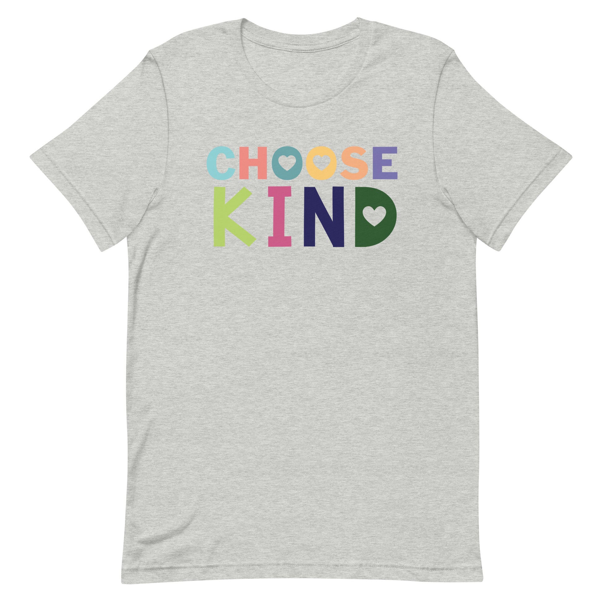 Kindness Teacher T-Shirt -  Choose Kind Pastel Lightweight & Stretchy Cotton Blend