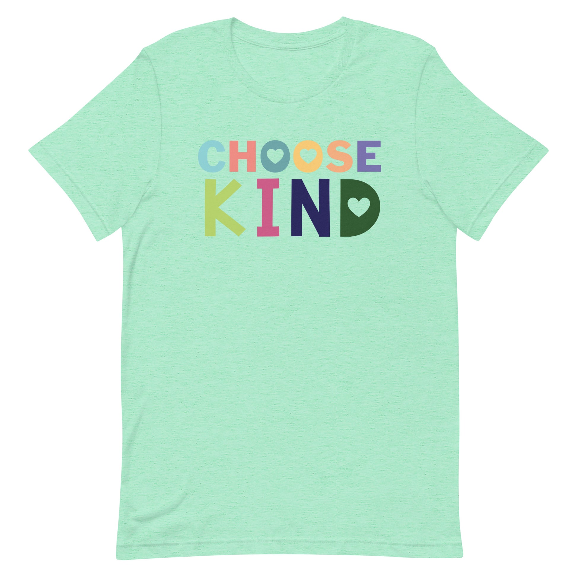 Kindness Teacher T-Shirt -  Choose Kind Pastel Lightweight & Stretchy Cotton Blend